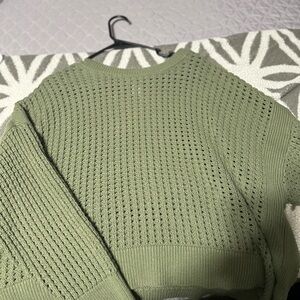Old Navy Sage Green Crew Neck Sweater